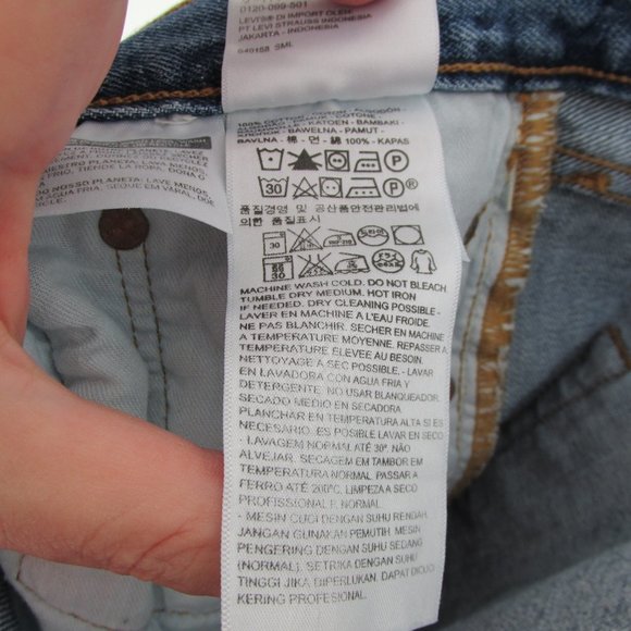 Levi's 501 Blue Jeans 36x30 - Picture 10 of 16